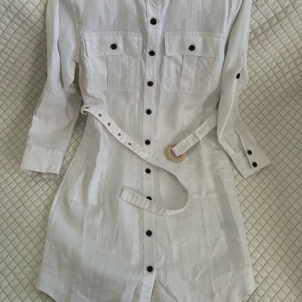 Banana Republic white Shirt Dress